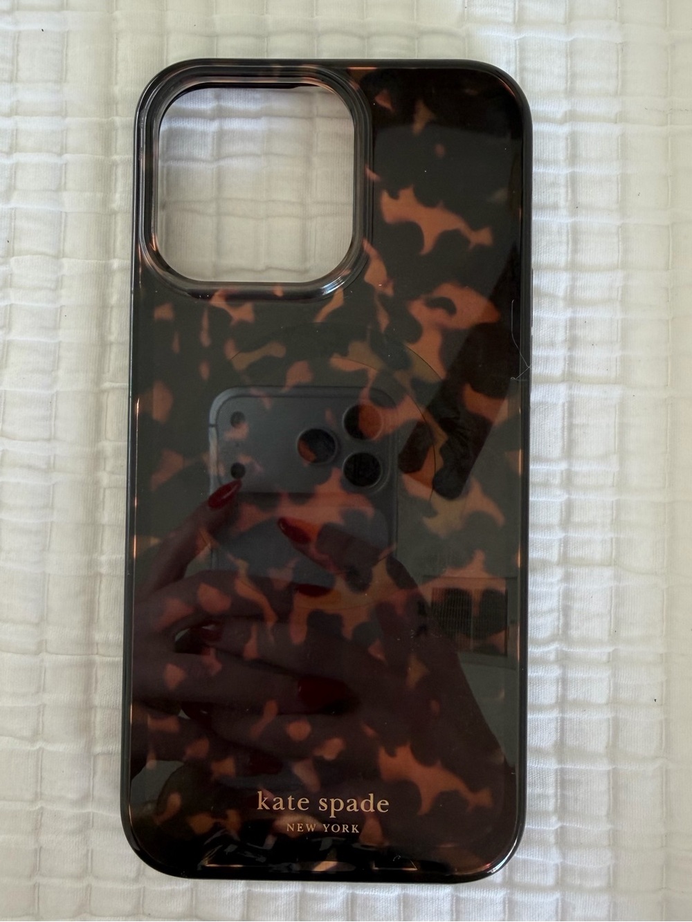kate spade Tortoiseshell iPhone 15 Pro Max Case